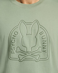 PSYCHO BUNNY CAMISETA HOMBRE CUELLO REDONDO VERDE