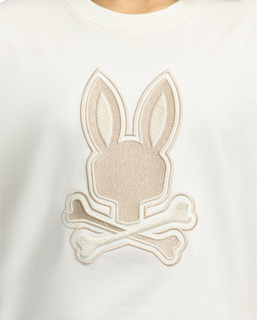 PSYCHO BUNNY CAMISETA NIÑO CUELLO REDONDO BEIGE