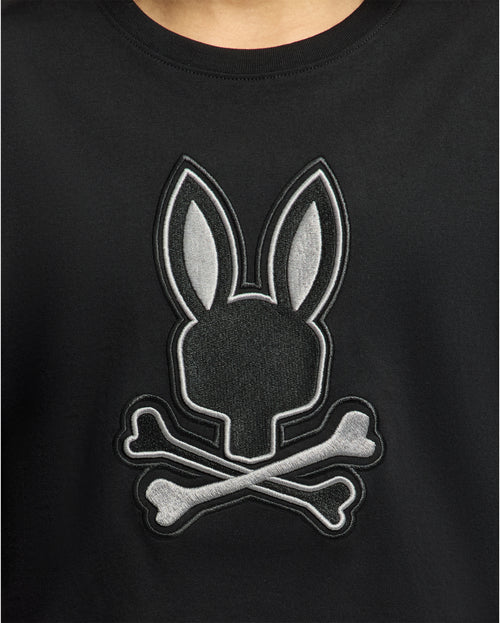 PSYCHO BUNNY CAMISETA NIÑO CUELLO REDONDO NEGRO