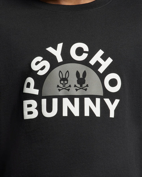 PSYCHO BUNNY CAMISETA NIÑO CUELLO REDONDO NEGRO