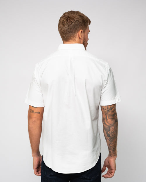 RALPH LAUREN CAMISA MANGA CORTA HOMBRE BLANCO
