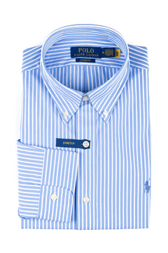 RALPH LAUREN CAMISA MANGA LARGA HOMBRE AZUL