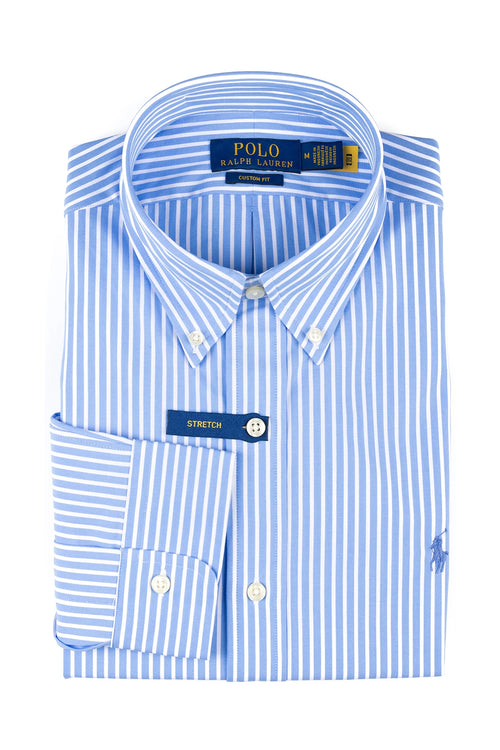 RALPH LAUREN CAMISA MANGA LARGA HOMBRE AZUL