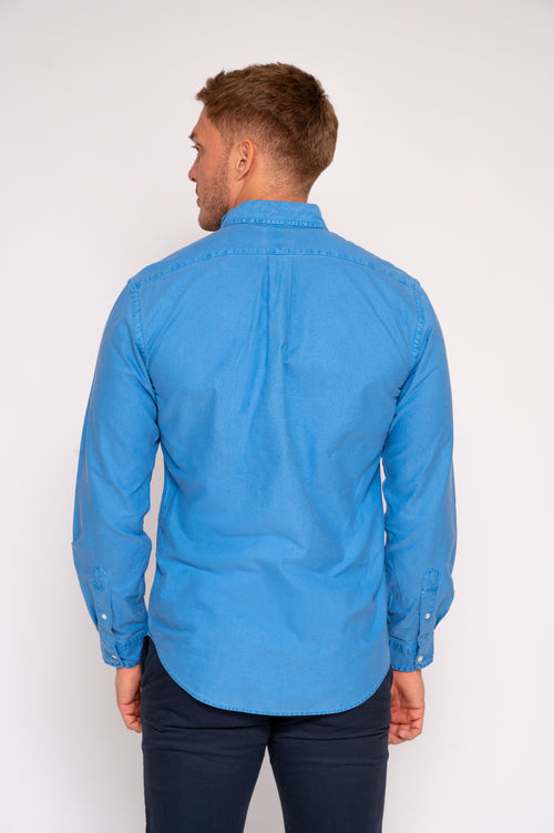 RALPH LAUREN CAMISA MANGA LARGA HOMBRE AZUL