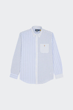 RALPH LAUREN CAMISA MANGA LARGA HOMBRE AZUL