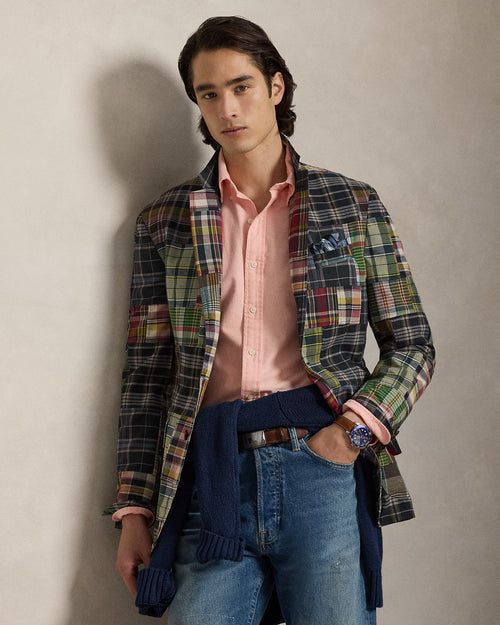 RALPH LAUREN HOMBRE CAMISA M/L NARANJA