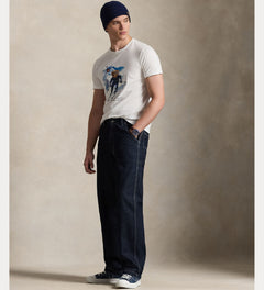 T-SHIRT RALPH LAUREN HOMBRE WHITE/ACTIVE BEAR 710P07343001