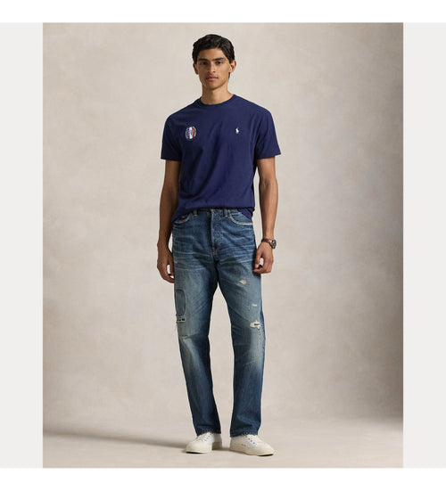 ralph lauren camisetas cuello redondo hombre azul