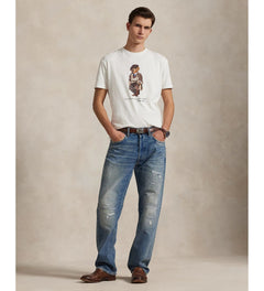 ralph lauren camisetas cuello redondo hombre blanco