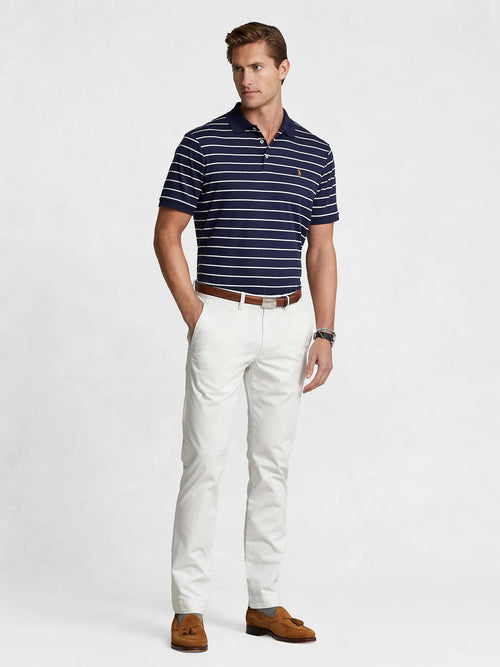 ralph lauren pantalon largo hombre blanco