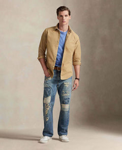 Camisa Manga Larga Cubdppcs-Long Sleeve-Sport Shirt Ralph Lauren Para Hombre De Color Marron