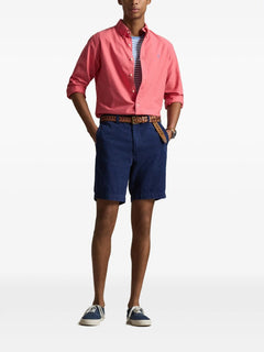 Camisa Manga Larga Cubdppcs-Long Sleeve-Sport Shirt Ralph Lauren Para Hombre De Color Rojo