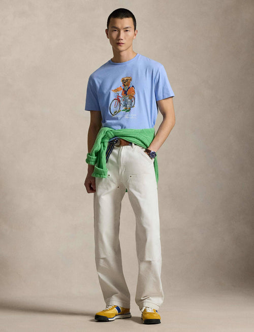 Camiseta Knit-T-Shirt Ralph Lauren Para Hombre De Color Azul
