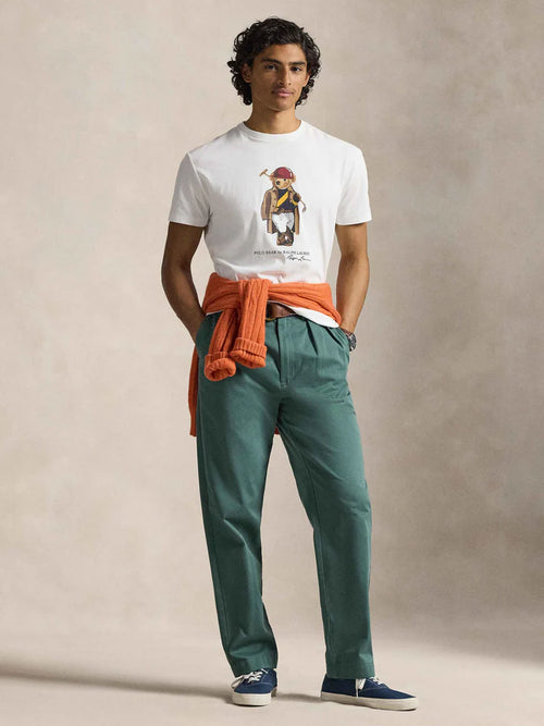 Camiseta Knit-T-Shirt Ralph Lauren Para Hombre De Color Blanco