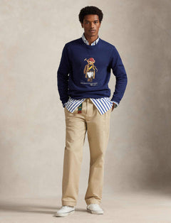 Sueter Knit-Sweatshirt Ralph Lauren Para Hombre De Color Azul