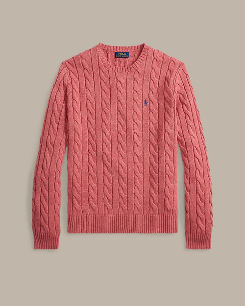 Sueter Ls Driver Cn-Long Sleeve-Pullover Ralph Lauren Para Hombre De Color Rosado