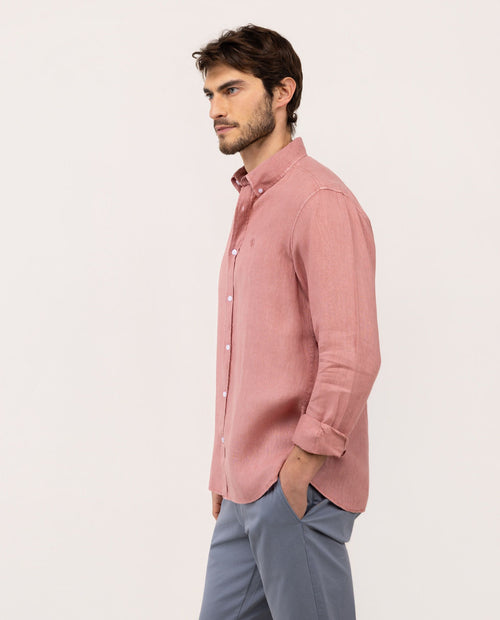 Camisa Lino EL GANSO HOMBRE ROJO