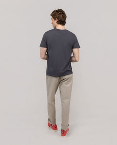 Camiseta Garment Dyed EL GANSO HOMBRE GRIS