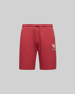 psycho bunny bermuda hombre deportiva rojo