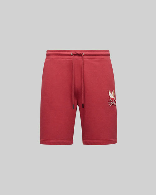 psycho bunny bermuda hombre deportiva rojo