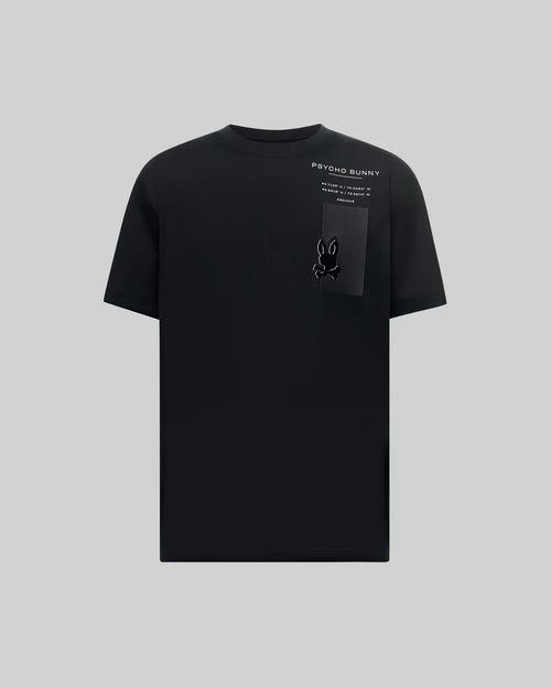 psycho bunny camiseta hombre fantasia negro