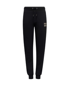 PSYCHO BUNNY PANTALÓN DEPORTIVO CON PARCHE DE CORDÓN WADE PARA NIÑO NIÑO NEGRO KB0800002001