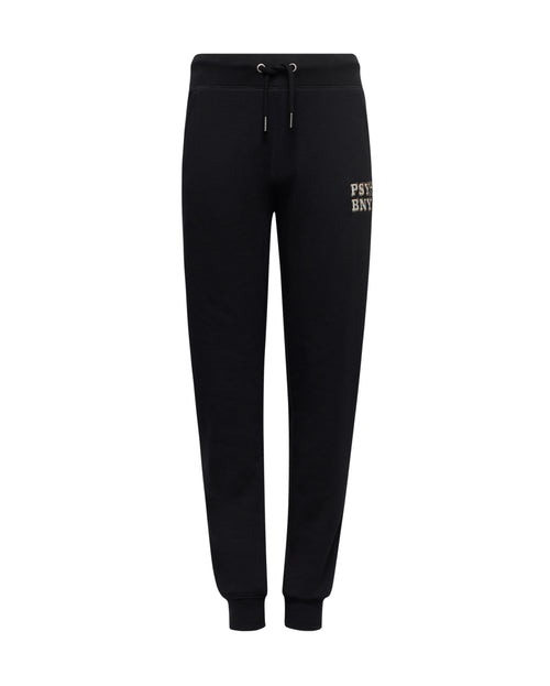 PSYCHO BUNNY PANTALÓN DEPORTIVO CON PARCHE DE CORDÓN WADE PARA NIÑO NIÑO NEGRO KB0800002001