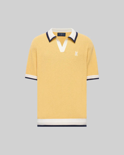 psycho bunny polo manga corta hombre fantasia amarillo
