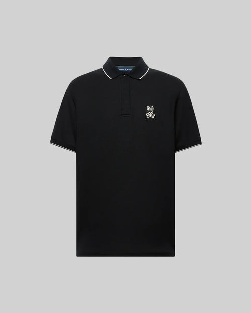 psycho bunny polo manga corta hombre fantasia negro