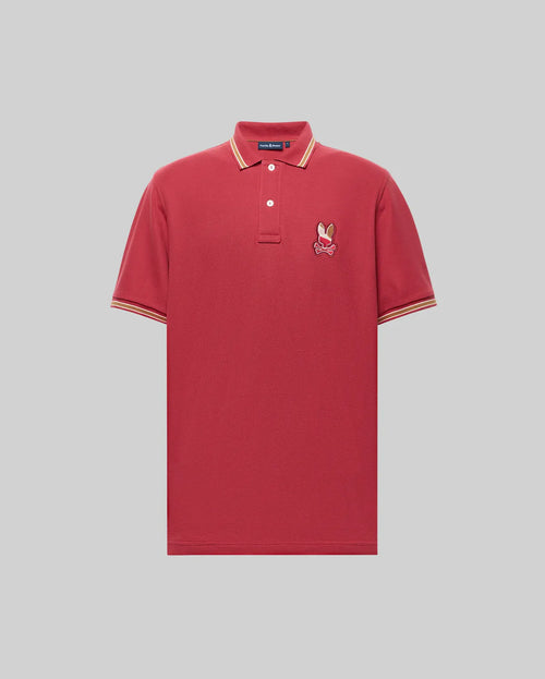 psycho bunny polo manga corta hombre fantasia rojo