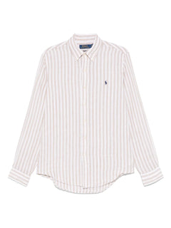 CAMISA M/L RALPH LAUREN HOMBRE 5138C COASTAL BEIGE/WHITE 710969636002