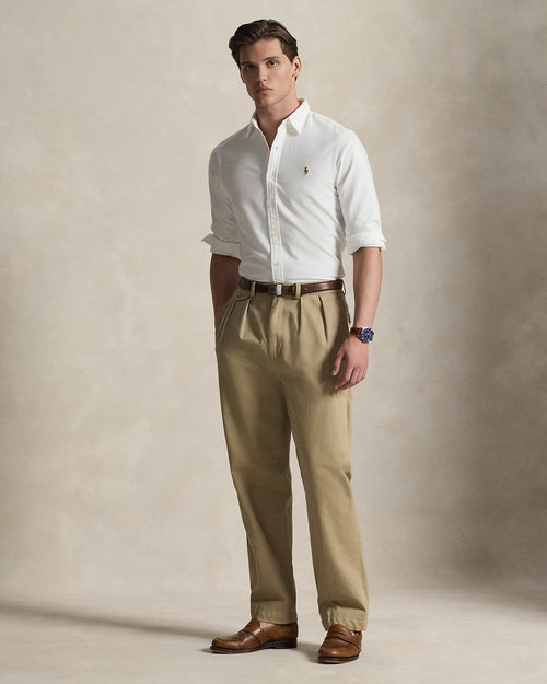 CAMISA M/L RALPH LAUREN HOMBRE BSR WHITE 710549084006