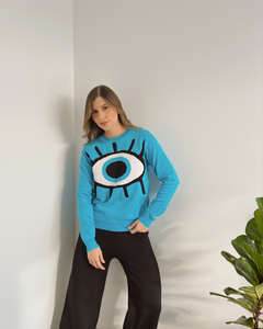 BUZO PRIMIA OJOS AZULES AZUL