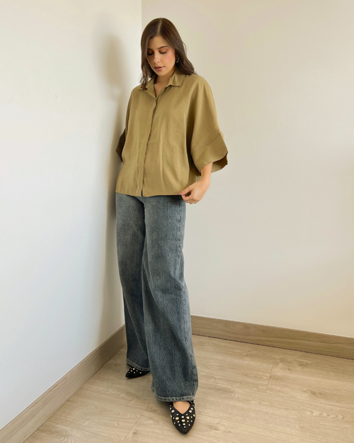 CAMISA PRIMIA T.159 VERDE