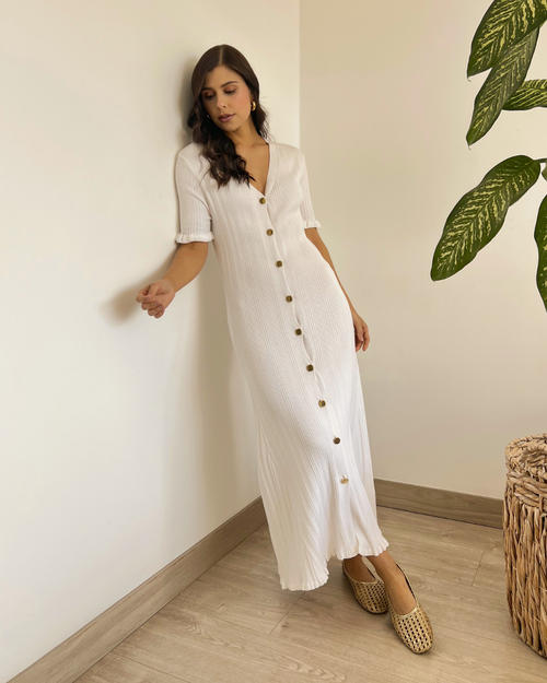 VESTIDO PRIMIA T.201 BLANCO