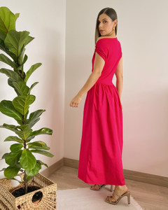 VESTIDO PRIMIA P.040 CEREZA