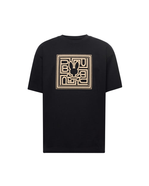 PSYCHO BUNNY CAMISETAS HOMBRE NEGRO