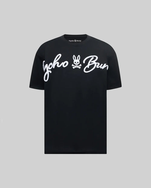 PSYCHO BUNNY CAMISETAS HOMBRE NEGRO