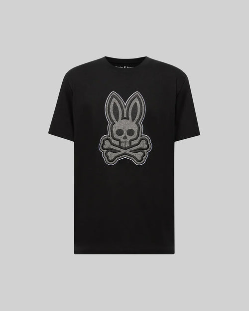 PSYCHO BUNNY CAMISETAS HOMBRE NEGRO