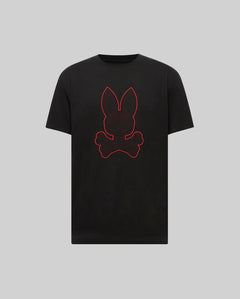 PSYCHO BUNNY CAMISETAS HOMBRE NEGRO