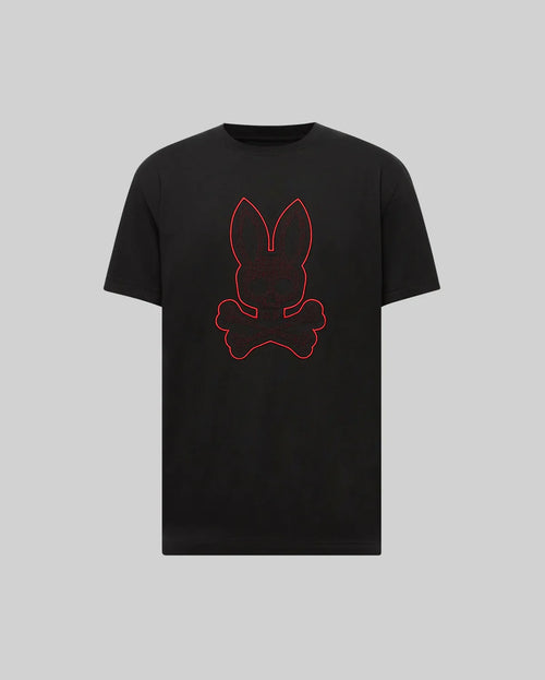 PSYCHO BUNNY CAMISETAS HOMBRE NEGRO
