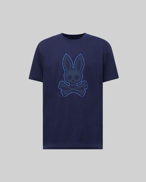 PSYCHO BUNNY CAMISETAS HOMBRE AZUL