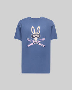 PSYCHO BUNNY CAMISETAS HOMBRE AZUL