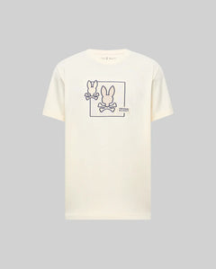 PSYCHO BUNNY CAMISETAS HOMBRE BLANCO
