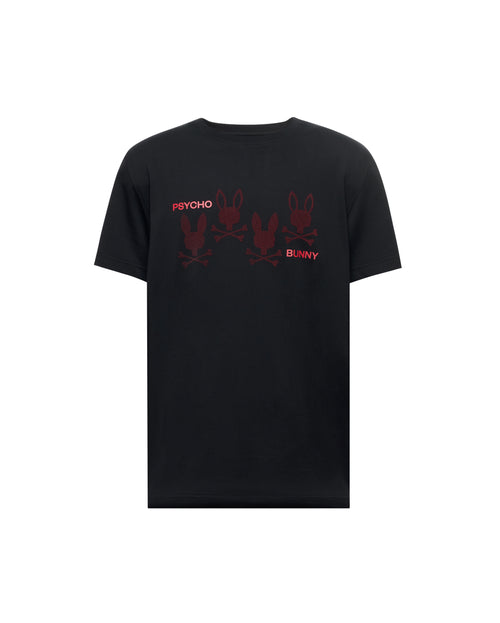 PSYCHO BUNNY CAMISETAS HOMBRE NEGRO