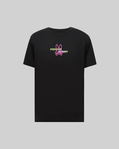 PSYCHO BUNNY CAMISETAS HOMBRE NEGRO