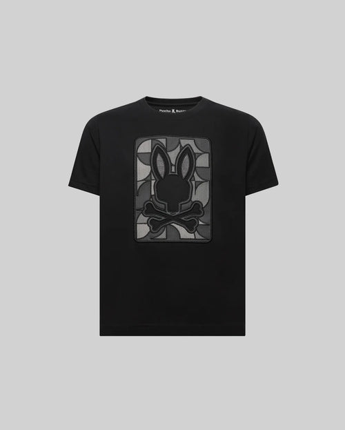 PSYCHO BUNNY CAMISETAS NIÑO NEGRO