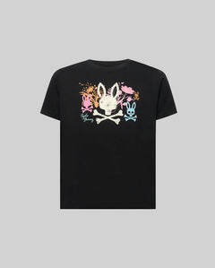 PSYCHO BUNNY CAMISETAS NIÑO NEGRO