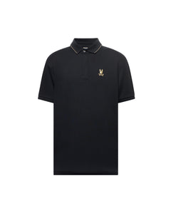 PSYCHO BUNNY CAMISETA TIPO POLO HOMBRE NEGRO