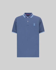 PSYCHO BUNNY CAMISETA TIPO POLO HOMBRE AZUL